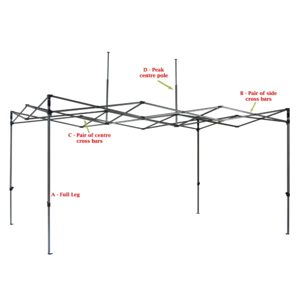 Frame Sections - 3m x 4.5m Premium 32