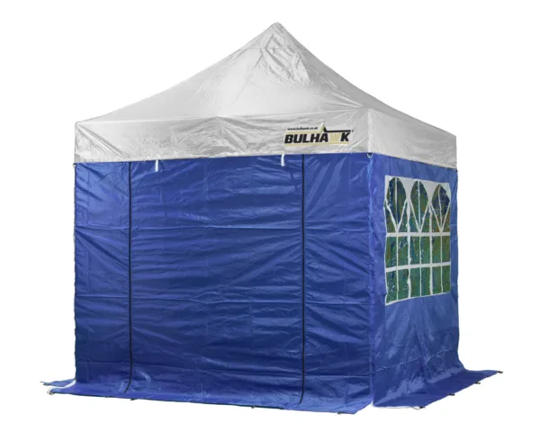 Bulhawk 2.5x2.5m Quantum 30 Pop up Gazebo including SIDEWALLS in White & Blue (Discounted - See listing for details)