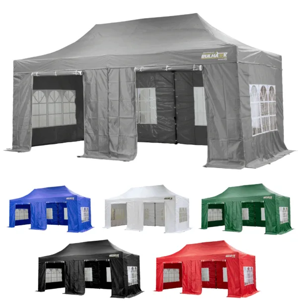 Bulhawk 3m x 6m Premium 32 Heavy Duty Pop Up Gazebo