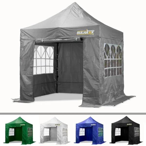 Bulhawk 2.5m x 2.5m Premium 32 Heavy Duty Pop Up Gazebo