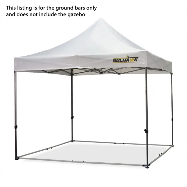 3m x 3m Gazebo Ground Bar Set for 40mm Hex Frame (Can be used with Premium Hex 40 Model)