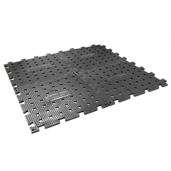 Bulhawk Premium 100% Recycled PVC Non-Slip Flooring with Drainage Holes