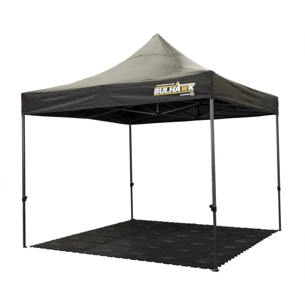 Bulhawk Pop Up Gazebo 100% Recycled PVC Non-Slip Flooring