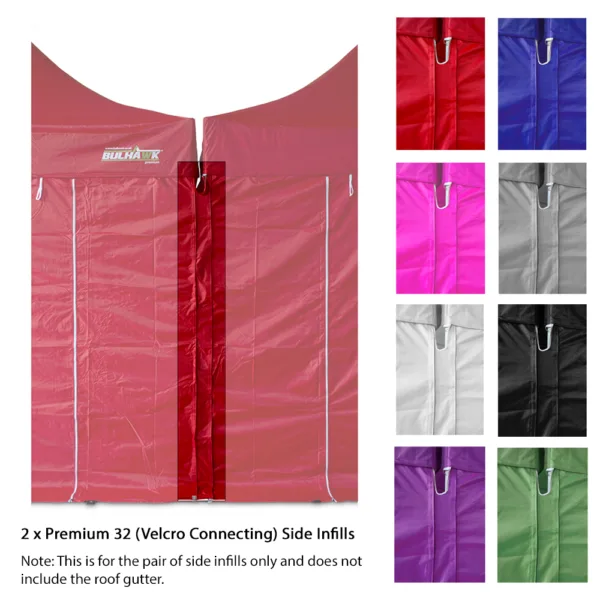 Bulhawk Pair of Premium 32 Side Infills (Velcro Connecting)