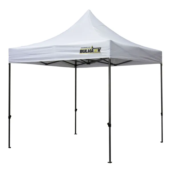 Bulhawk 2.5m x 2.5m White Quantum 30 Pop Up Gazebo without SIDEWALLS (Discounted - See Listing Details)