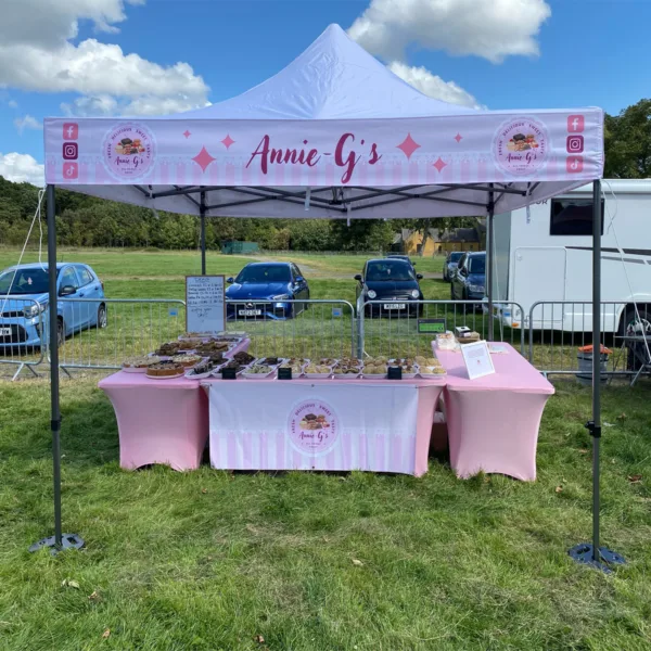 3m x 3m Fully Printed Gazebo Valance Wrap