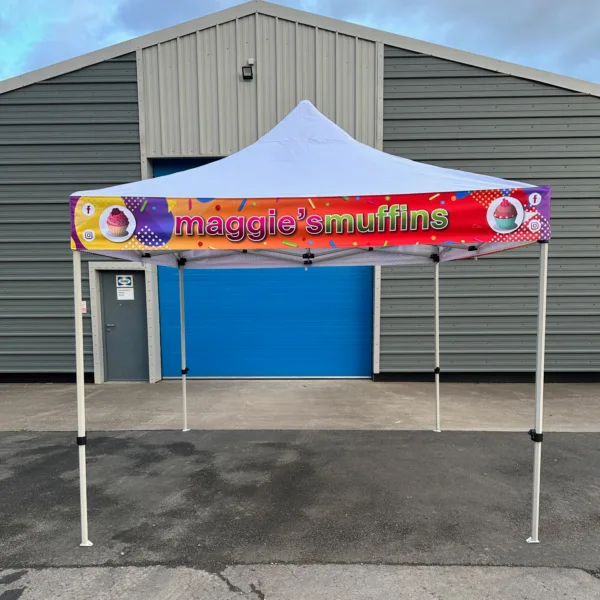 4m x 4m Fully Printed Gazebo Valance Wrap