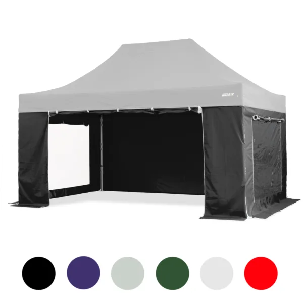 Full Set of 4 x Sidewalls for 3x4.5m Premium Plus 40 Pop Up Gazebo