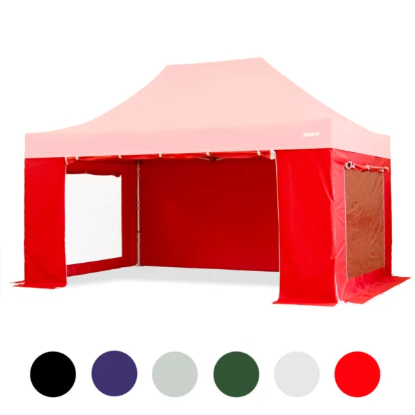 Full Set of 4 x Sidewalls for 3x4.5m Deluxe 50 Pop Up Gazebo