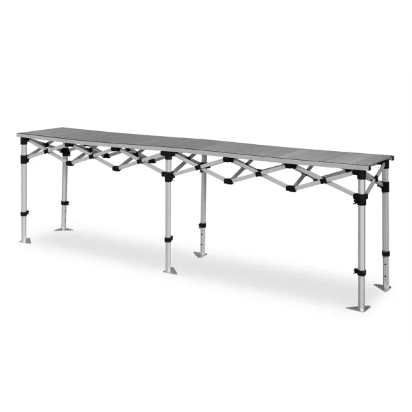 Bulhawk 290cm Aluminium Pop Up Folding Concertina Table