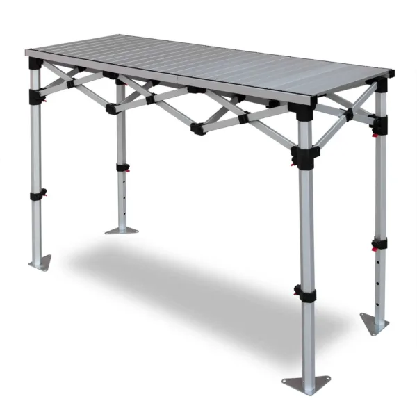 Bulhawk 150cm Aluminium Pop Up Folding Concertina Table
